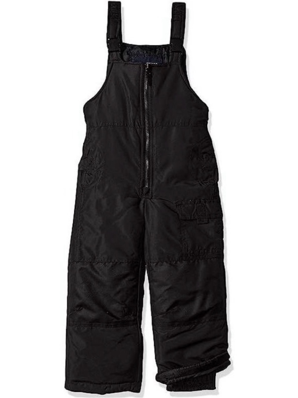 London Fog Kids Black Insulated Snow Overalls